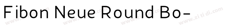 Fibon Neue Round Bo字体转换 Fibon Neue Round Bo字体转换